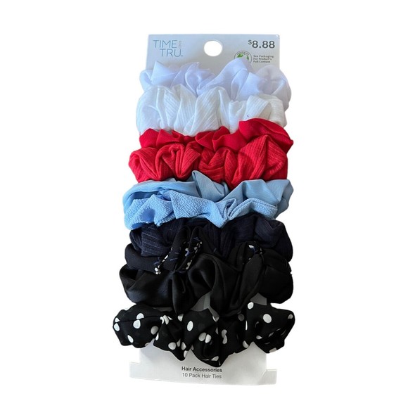 Time And Tru Scrunchies Lot Of 54 Packs Hairbows Hair Tie New Wholesale main image 7